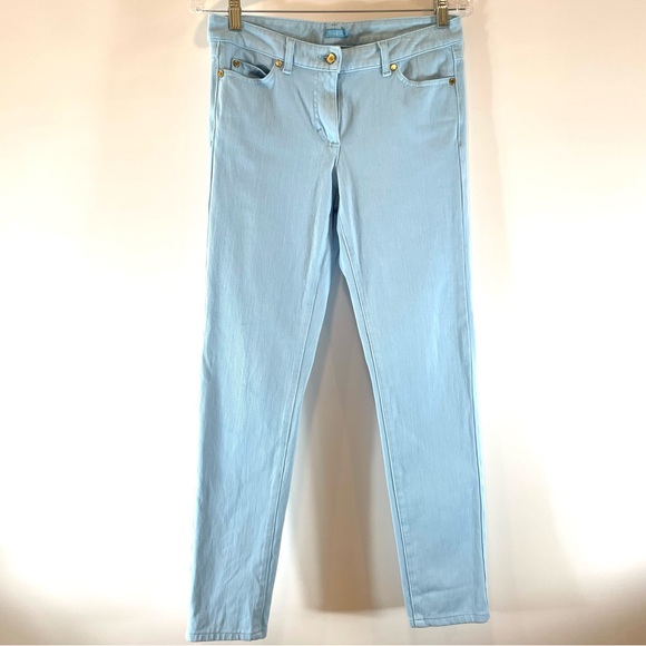 J. McLaughlin Baby Blue Skinny Jeans. Size 4 - Picture 2 of 10